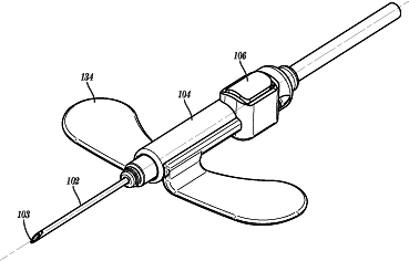 Push-Button Winged Needle